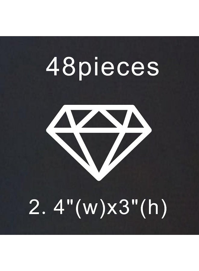 Yyart Diamond Wall Decals, Wall Art, Geometric Decor, Vinyl Wall Stickers for Baby Kids Bedroom Nursery Decoration(A15) - Image 4